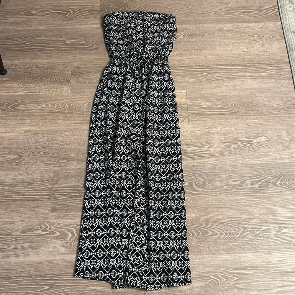 Black and white dress